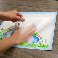 Clear Adhesive Protective Liner for Books and Documents
