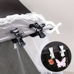 2pcs Baby Stroller Clips Baby Stroller Mosquito Net Clip