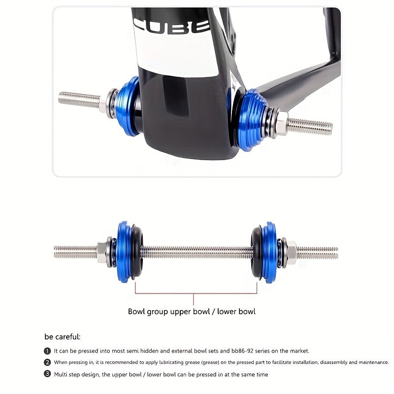 Aluminum Bike Hub Thru Axle Adaptor for Wheel Truing Stands