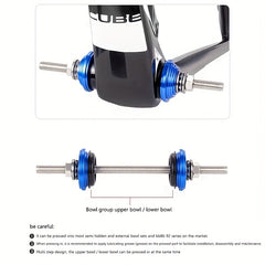 Aluminum Bike Hub Thru Axle Adaptor for Wheel Truing Stands