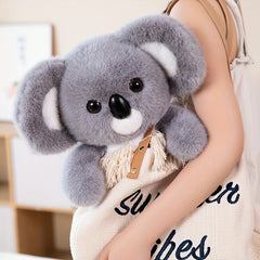 Cute Koala Plush 24 Gray for Holiday Decor in Living Room or Bedroom
