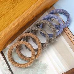 Sequin Hair Ties No Damage Hair Style Accessory
