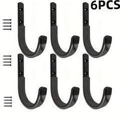 Durable Archery Wall Mount Hooks Soft Padded Stainless Steel Screws