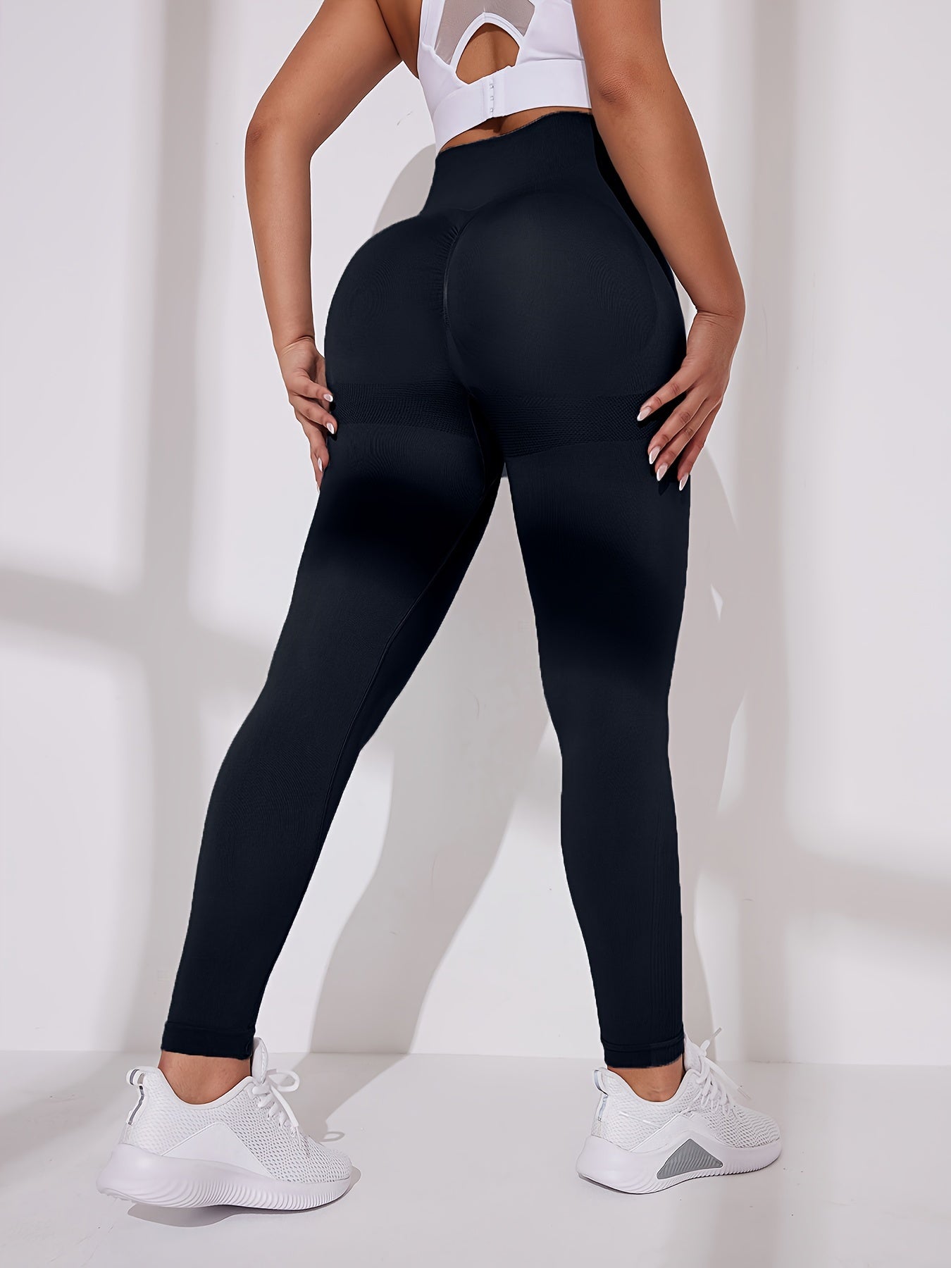 4Pcs Seamless High Waist Yoga Pants Butt Lifting Leggings