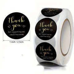 500 Thank You Sticker Self adhesive Label Packaging Sealing Sticker