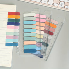 3 Types Card PET Sticky Notes 600 Stickers Label Paper Index Stickers