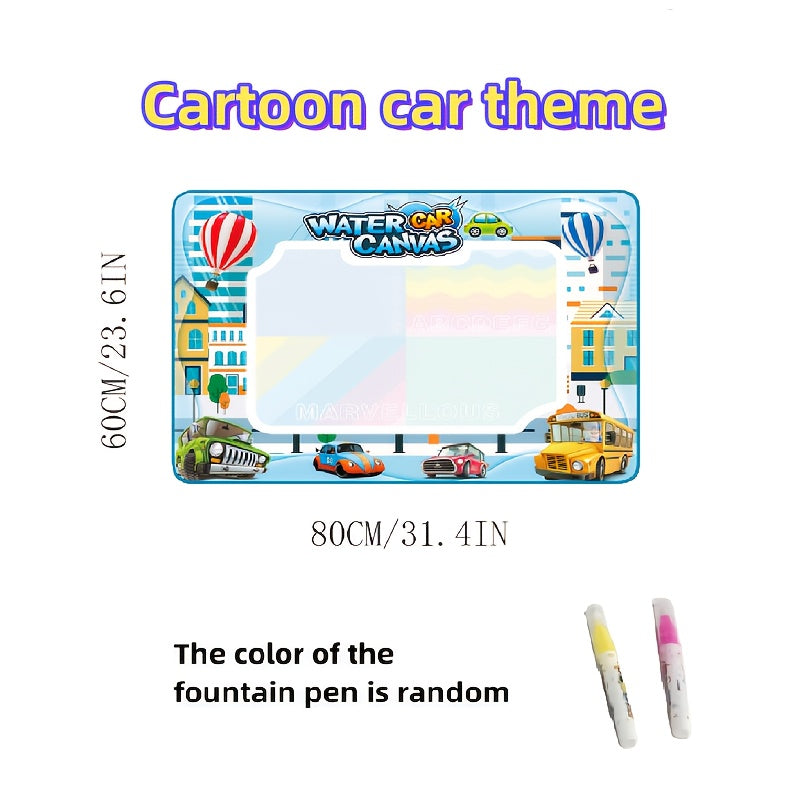 Water Graffiti Mat Kids Drawing Doodle Toy with Magic Pen Space Theme