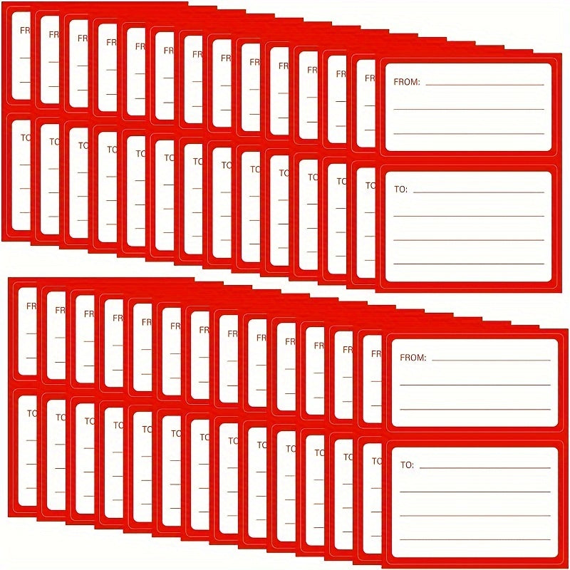 Self Adhesive Mailing Tags - 120 Sheets Blank Address Tags