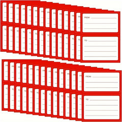 Self Adhesive Mailing Tags - 120 Sheets Blank Address Tags