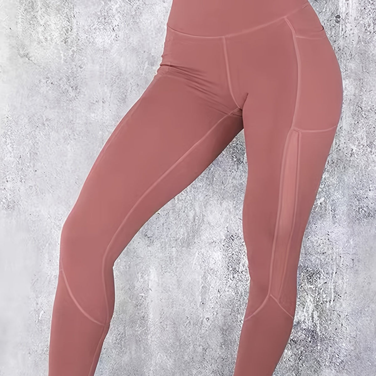  High Waisted Sports Leggings with Pockets