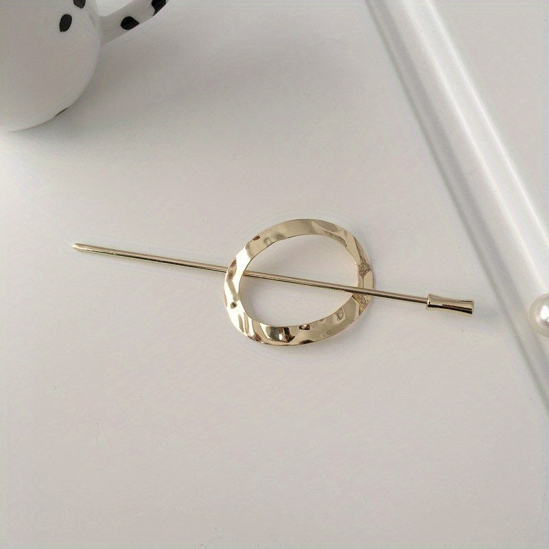 Metal Hairpin Back Head Ponytail Updo Styler Hair Stick Hair Accessories