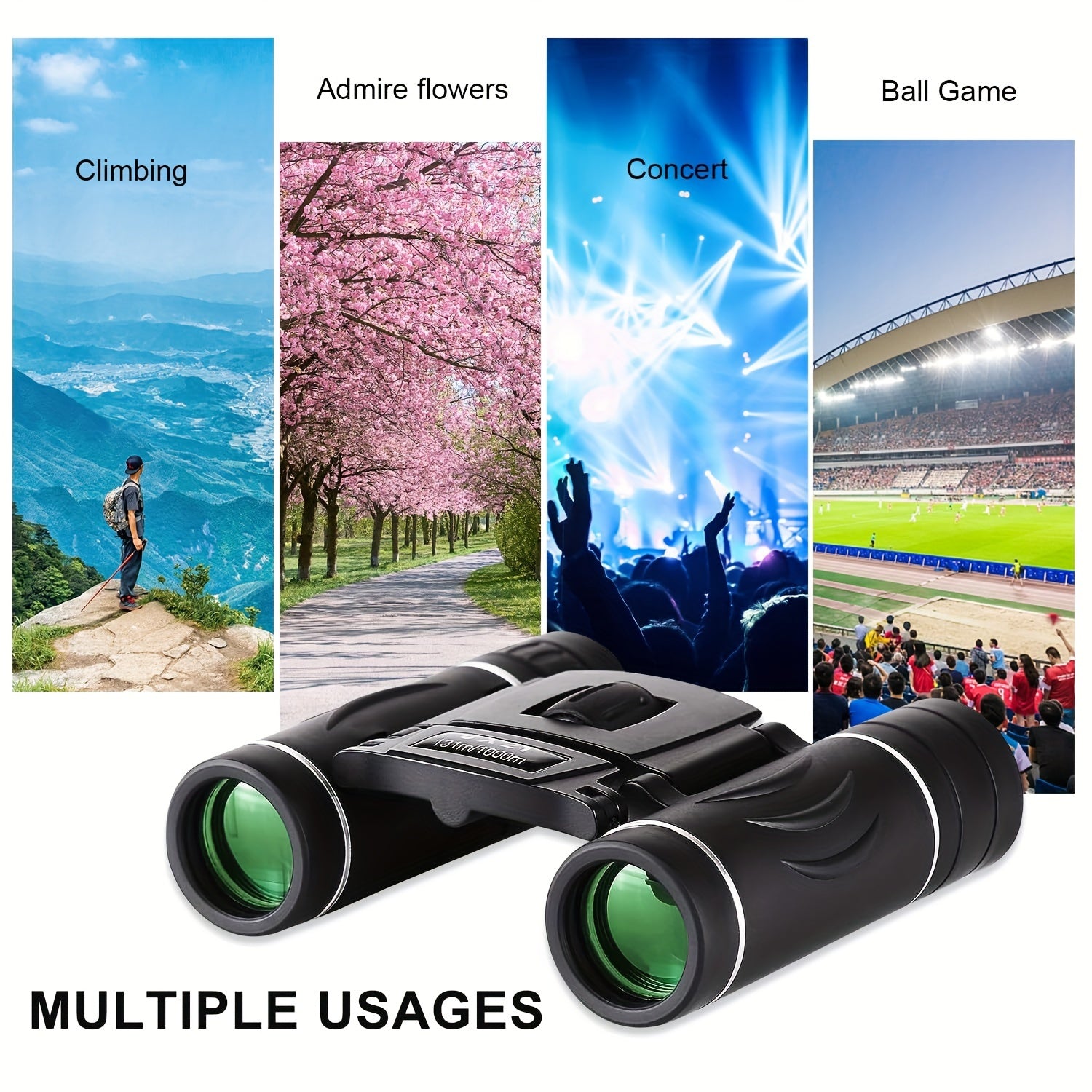 HD Long Distance Professional Binoculars Waterproof Portable Binoculars