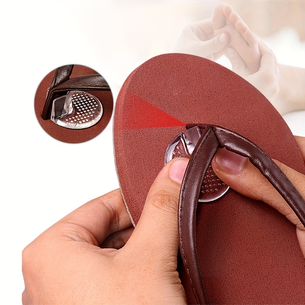 Soft Gel Flip Flop Toe Protectors for Thong Sandals, 2Pcs