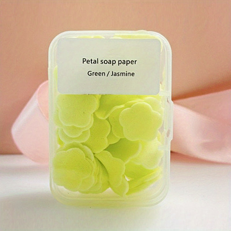 Organic Soap Paper Sheets Portable Disposable Travel Bath Slice Flake Soap