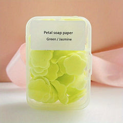Organic Soap Paper Sheets Portable Disposable Travel Bath Slice Flake Soap