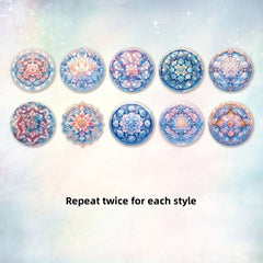 20pcs Pet Sticker Ryukyu Series Glossy Journal Decoration