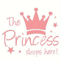 Princess Crown Wall Sticker for Bedroom Decoration