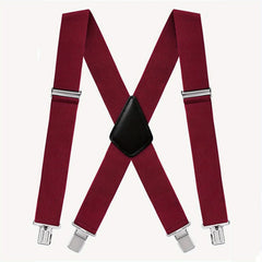 Men's Adjustable Elastic Suspenders with Comfortable Straps