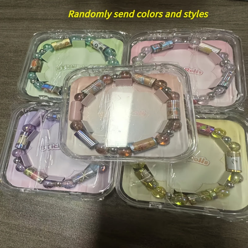 Wearable Shared Sticker Bracelet - Random One Character - DIY Sticker Bracelet