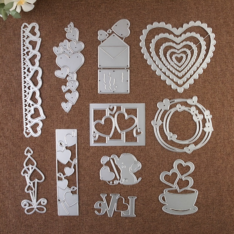 Heart Shape Metal Cutting Dies for Wedding Decor