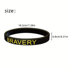 Sporty Style Waterproof Silicone Bracelet for Encouragement