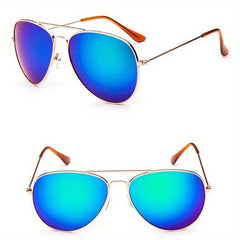 Top Bar Aviator Sunglasses Metal Frame UV400