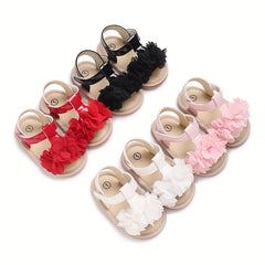 Baby Girls Flower Sandals Lightweight Summer Outdoor Beach Sandals