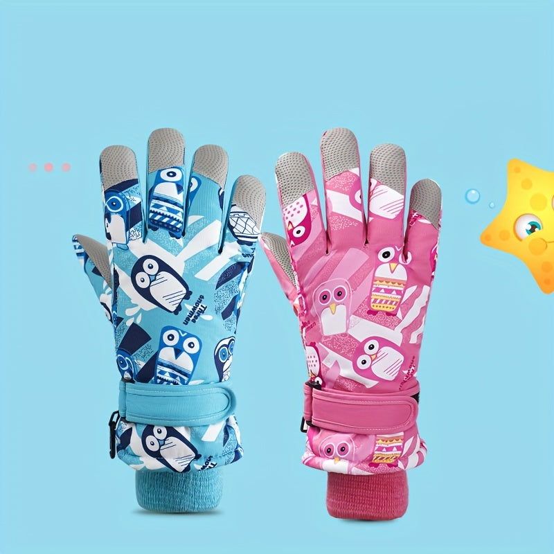 Winter Windproof Waterproof Wear-resistant Gloves - Keeps Hands Warm at 30&deg;C