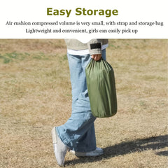Outdoor Double Sleeping Pad - Comfortable Portable Inflatable Air Mat