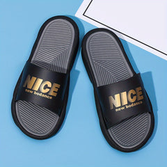 Men's Casual Non Slip Slides Open Toe Slippers for Indoor Outdoor
