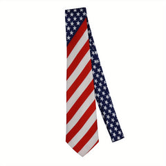 Men's Flag Pattern Necktie Business Wedding Party Tie Great Gift For Men