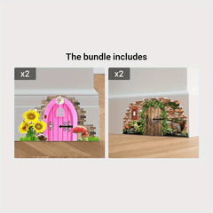 Magical Corner Stickers for Living Room Decor