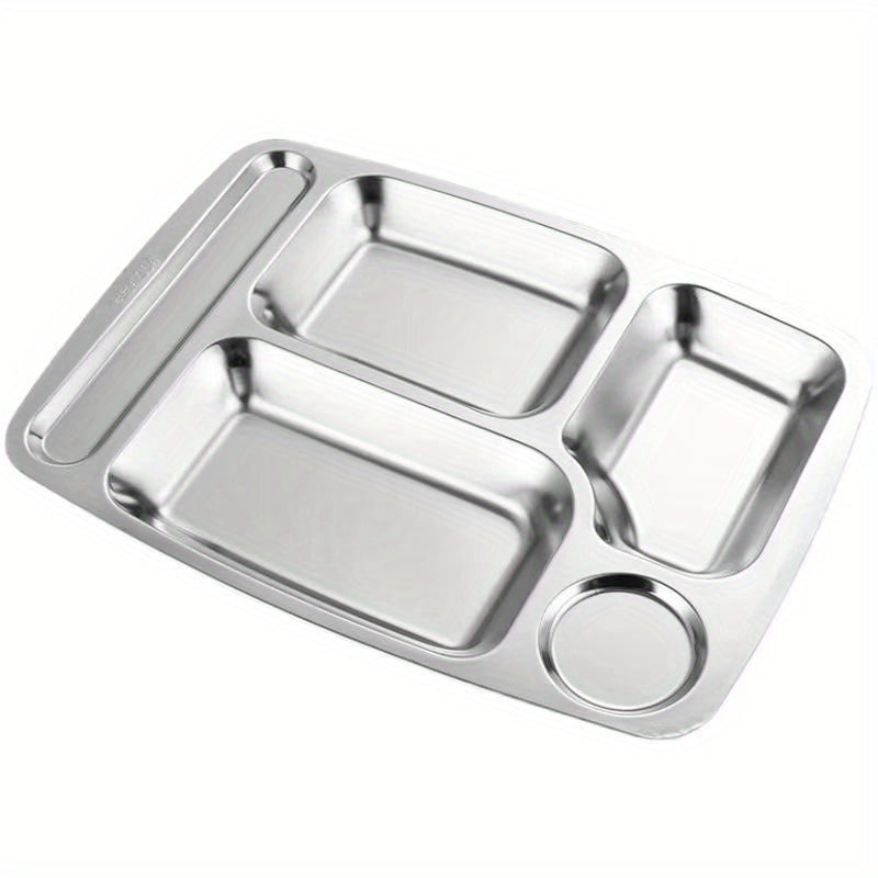 304 Stainless Steel Dinner Plate for Picnic and Weight Loss