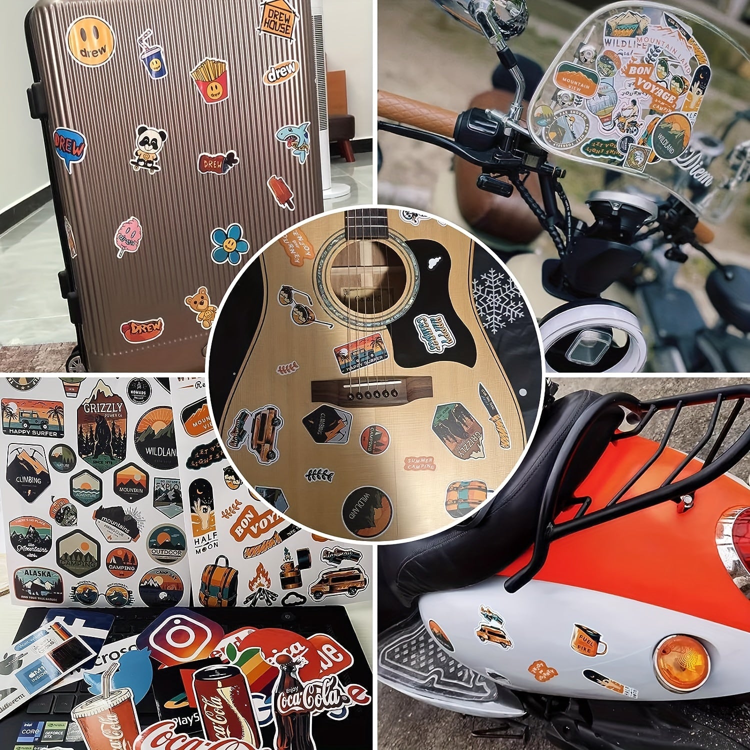 50 Sheets Printable Vinyl Glossy Self Adhesive Waterproof D