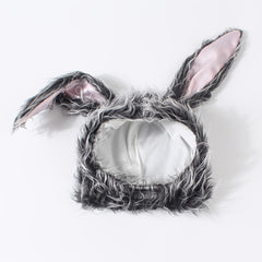 Plush Bunny Ears Hat for Women - Warm Ear Protection