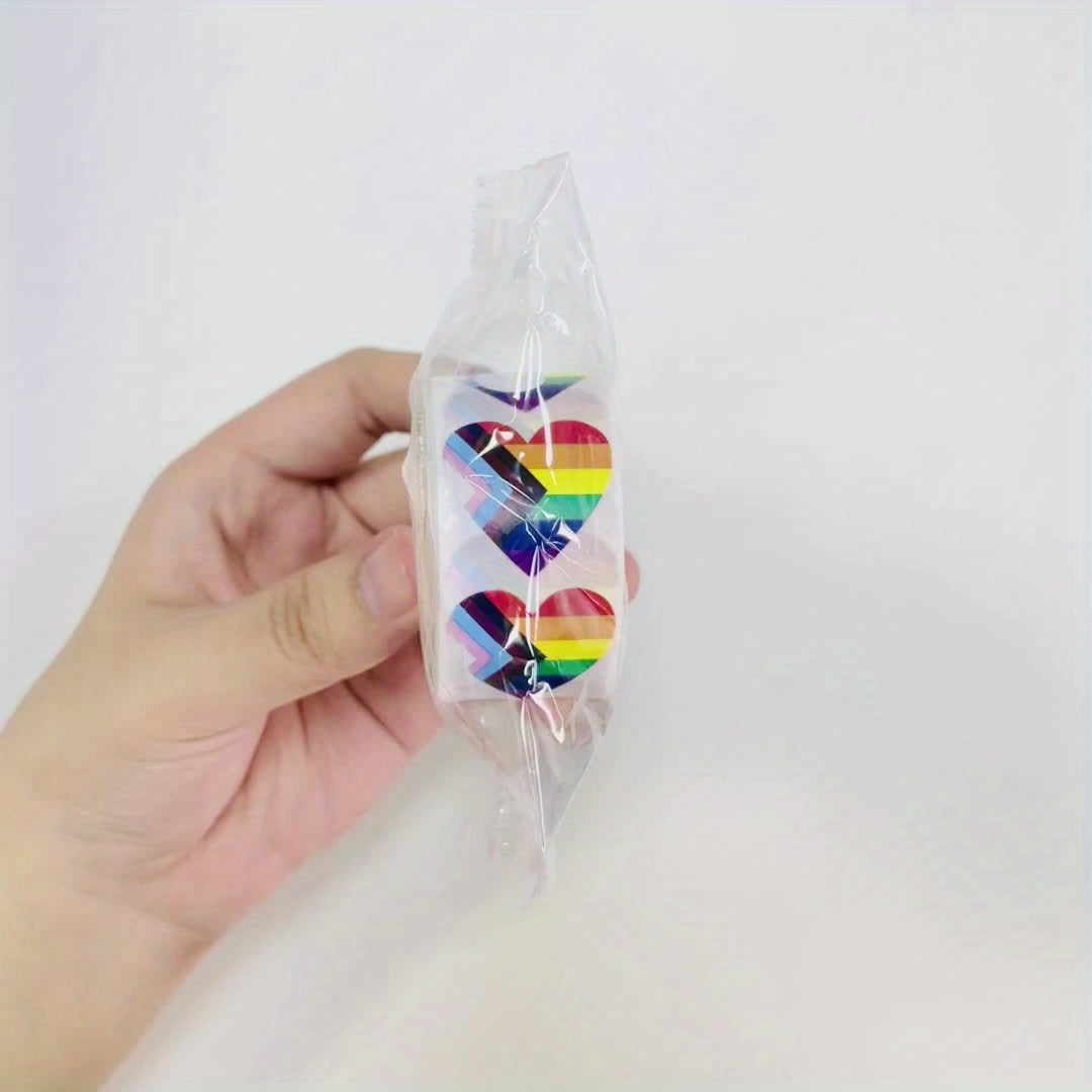 Heart Shaped Wedding Stickers - 1 Inch Stickers for Decorati