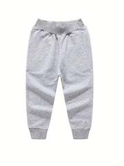 2 Boys Grey Casual Sweatpants Comfortable Jogger Pants