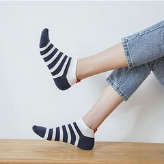 5 Pairs Women's Heart Cotton Ankle Socks