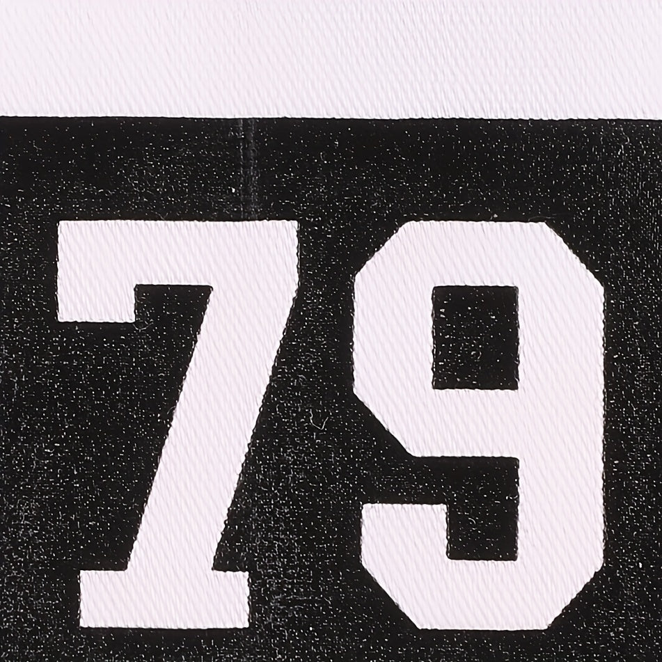 1pc Woven Label Printing 79 Digital Patch Clothing Hat Accessories DIY