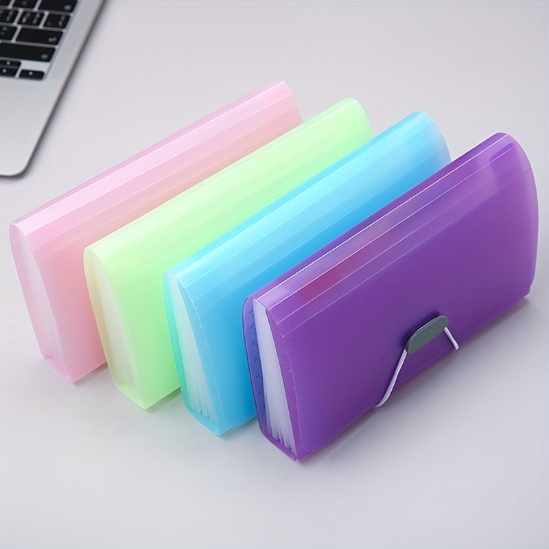 A6 Waterproof File Storage Bag 13 Pockets Organizer for School & Office Supplies