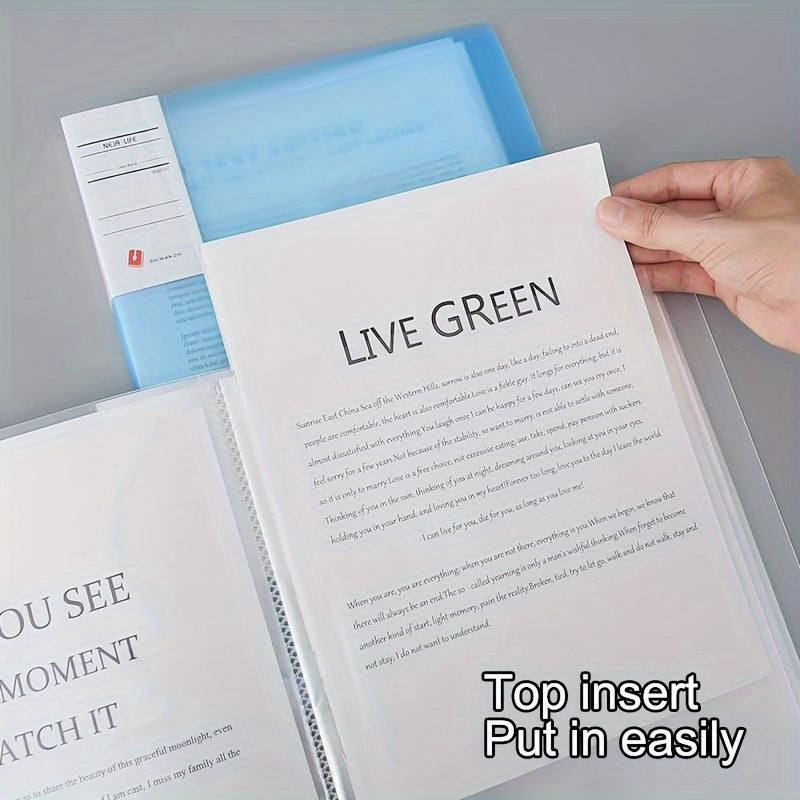 20pcs File Manager Document Organizer Exam Paper Storage Folder