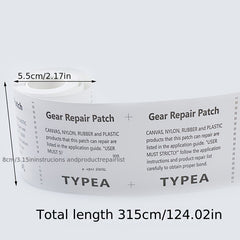 TPU Repair Tape for Inflatable Boat Air Mattress Tent