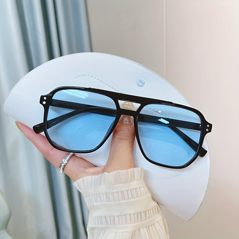 Vintage Aviator Sunglasses Women Large Oval Shades UV400 Protection