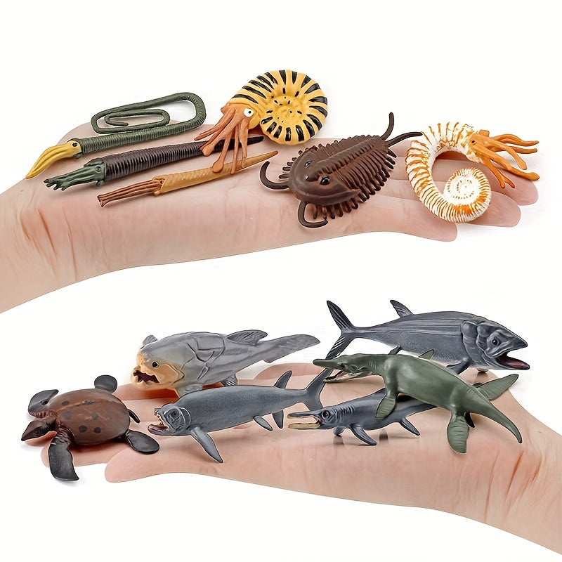 Prehistoric Ammonite Sea Turtle Leeds Fish Taeman Fish Dragon Mar