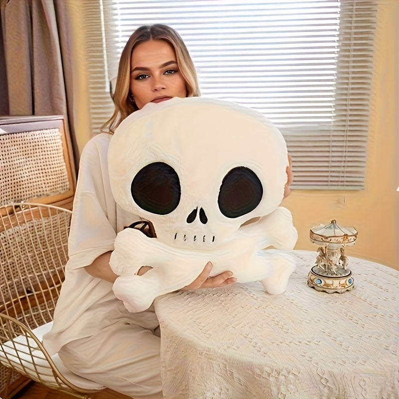 Halloween Skull Plush Pillow Decoration Sofa Cushion