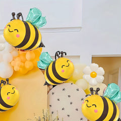 Yellow Bee Balloon Garland Kit for Sunflower Themed Party