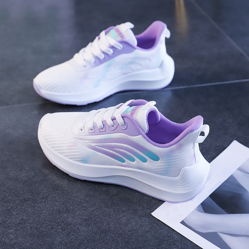 Women's Lace Up Athletic Sneakers Soft Sole Outdoor Shoes