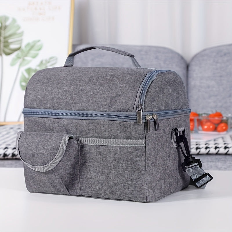 Insulated Lunch Bag Large Capacity Thermal Picnic Cooler Tote