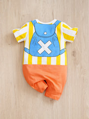 Lucky Cloud Graphic Romper Infant Jumpsuit