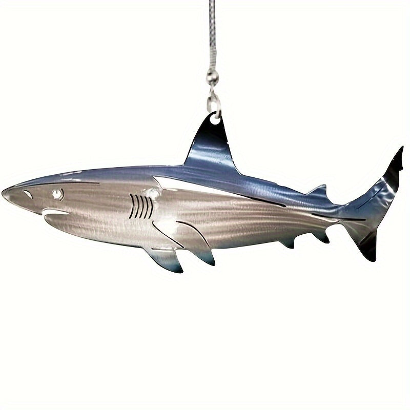Shark Acrylic Car Mirror Pendant Bag & Key Chain Accessory Christmas Ornament